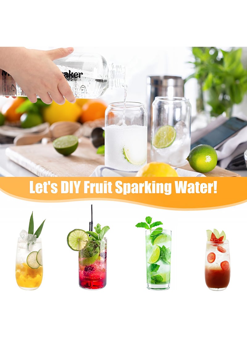 1L Sparkling Water Bottle – Manual Soda Siphon for Carbonated Water, Portable Soda Maker Bottle for Home & Outdoor - Image 3